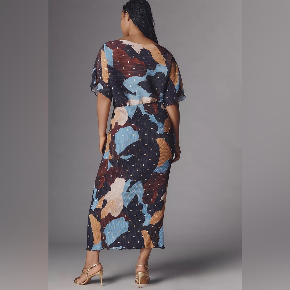 Never Fully Dressed Multi-Color Abstract Print Maxi Dress - Picture 9 of 12
